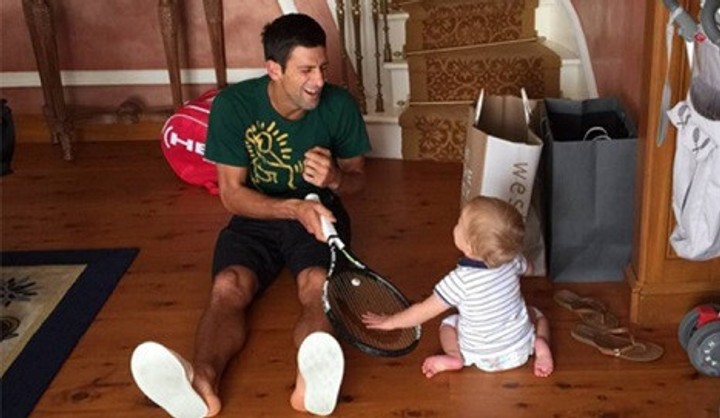 Braček Stefan má sestričku Taru. Nole druhýkrát otcom